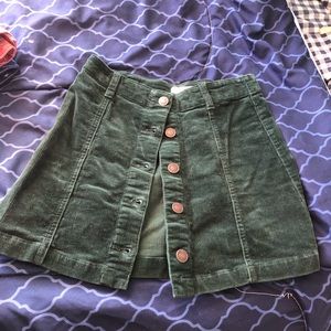 Corduroy skirt